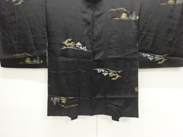 樹木模様織出し絵羽織